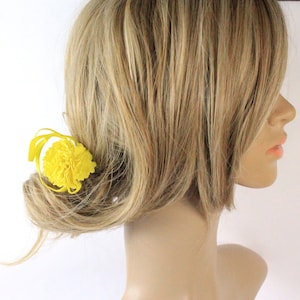 Coral Hair Accessoire Prom Sieraden voor Vrouwen Gift Prinses Sieraden Geel Haar Stick voor Vriend Verjaardagscadeaus Geel Accessoire zonnige bloemen Geel