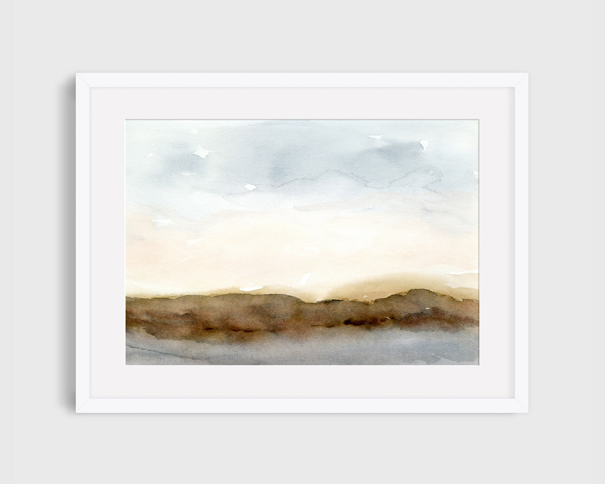Abstract Landscape Watercolor Printable Wall Art Landscape Print ...