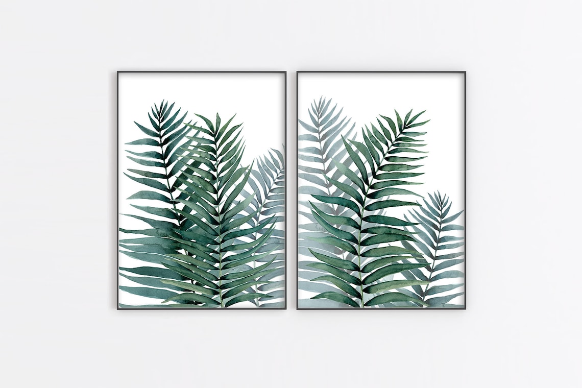 Botanical Dreams Palm Leaves Art Print