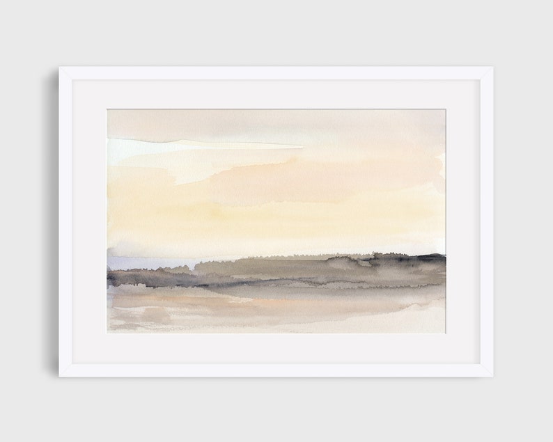 Blush Pink Landscape Printable Wall Art Instant Download DIY Etsy