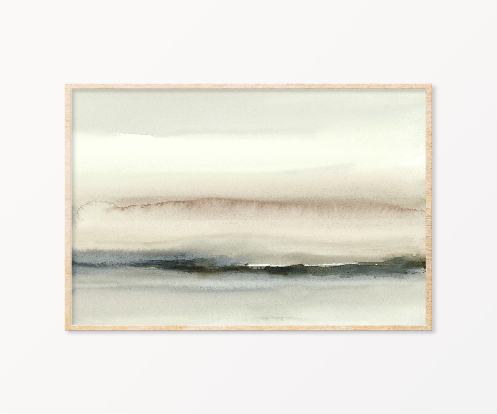 Large Landscape Printable Wall Art Neutral Abstract Landscape - Etsy