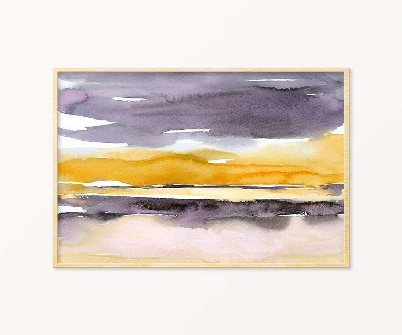 Abstract Landscape Printable Wall Art Instant Download DIY - Etsy
