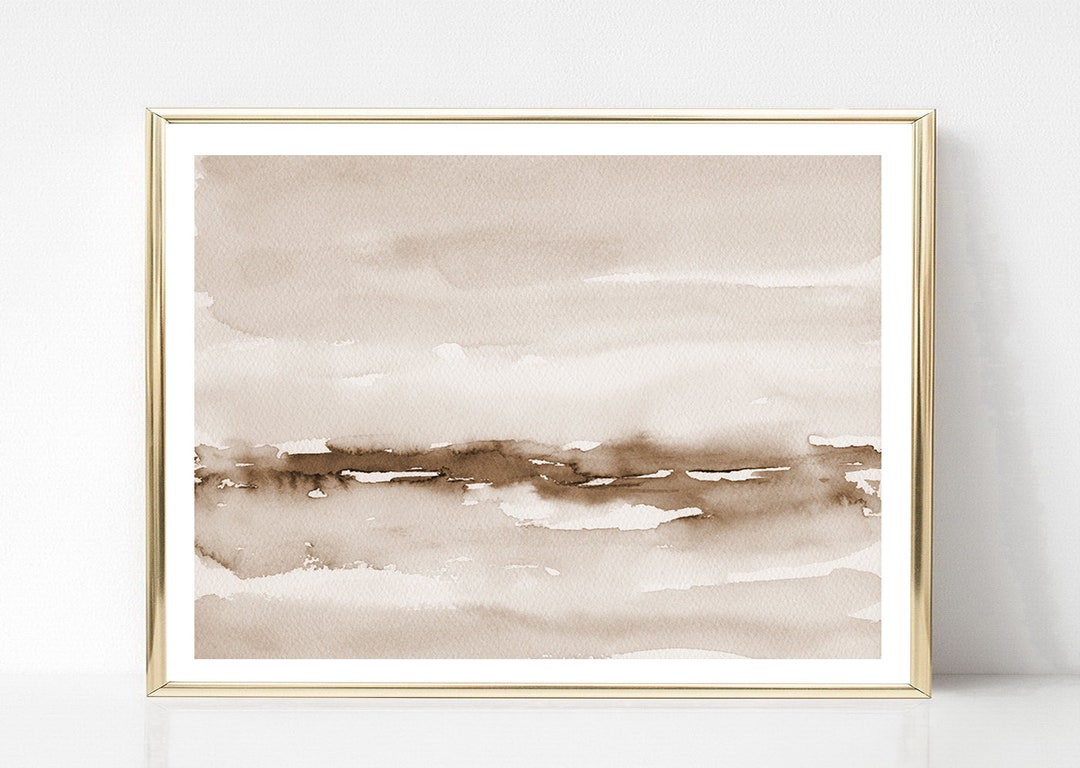 NATURAL BEIGE LANDSCAPE PRINT A2 アートポスター アートポスター 北欧 A4 A3 B3 A2 B2 A1 B1 30×40 50×70 60×90