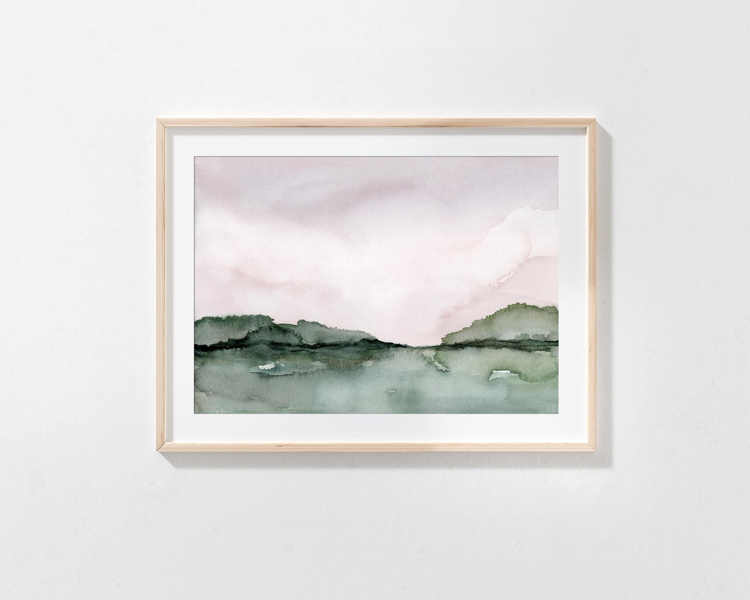 Watercolor Landscape Printable Wall Art Abstract Landscape - Etsy