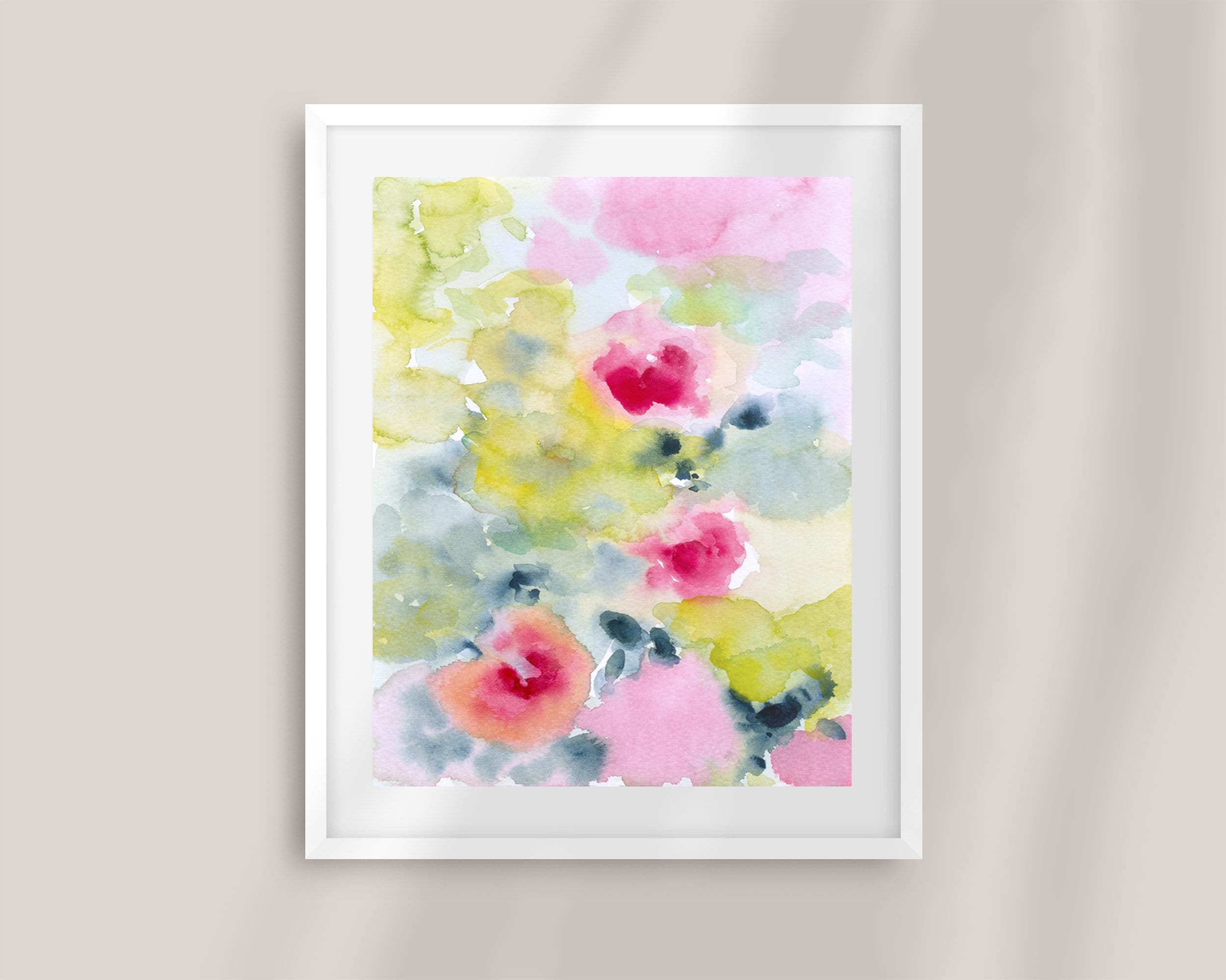 Flower Wall Art Printable instant Download DIY Print Abstract | Etsy
