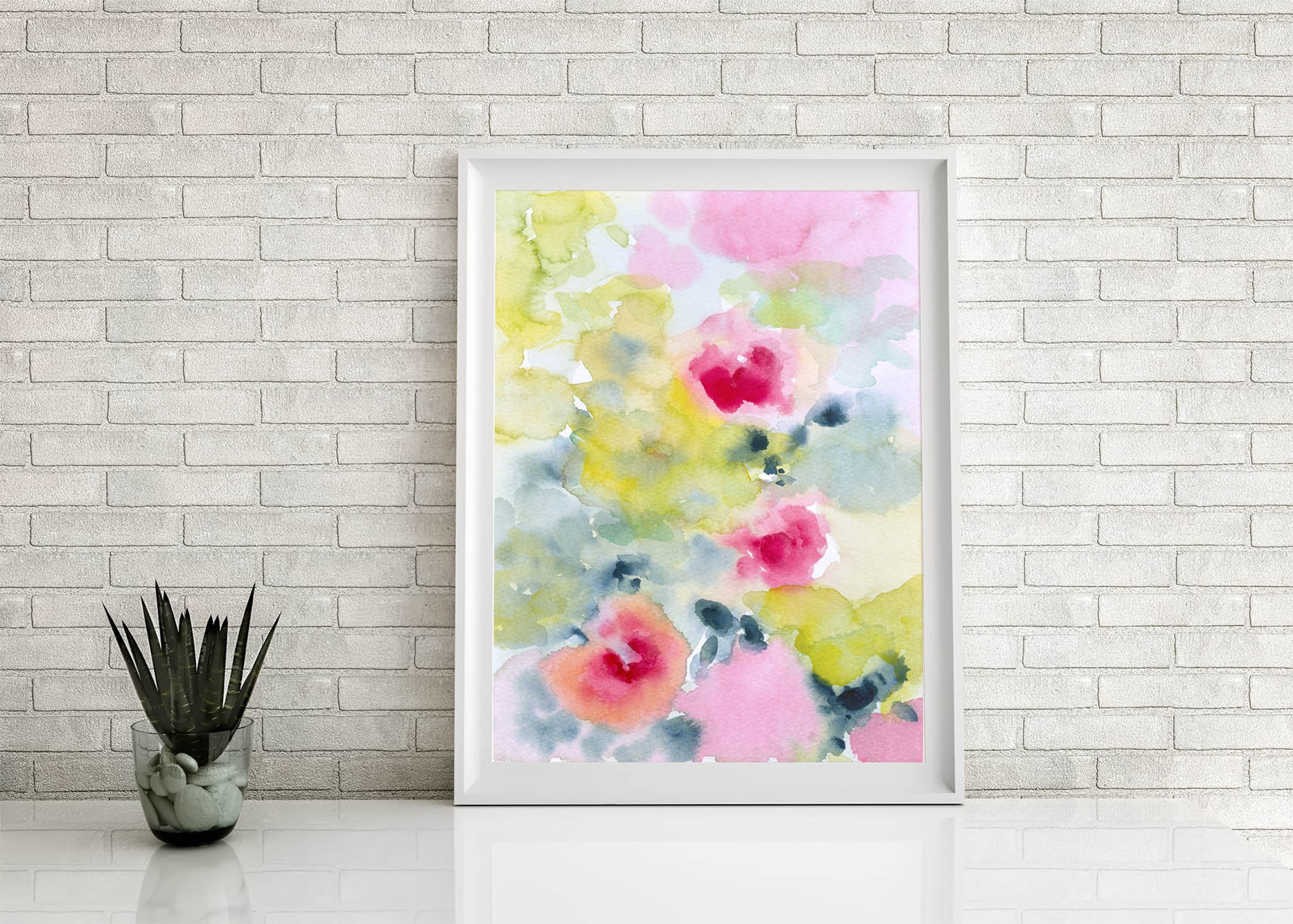 Flower Wall Art Printable Instant Download DIY Print Abstract | Etsy