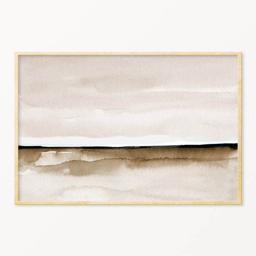 Minimal Landscape Painting Printable Art Abstract Wall Art Etsy UK
