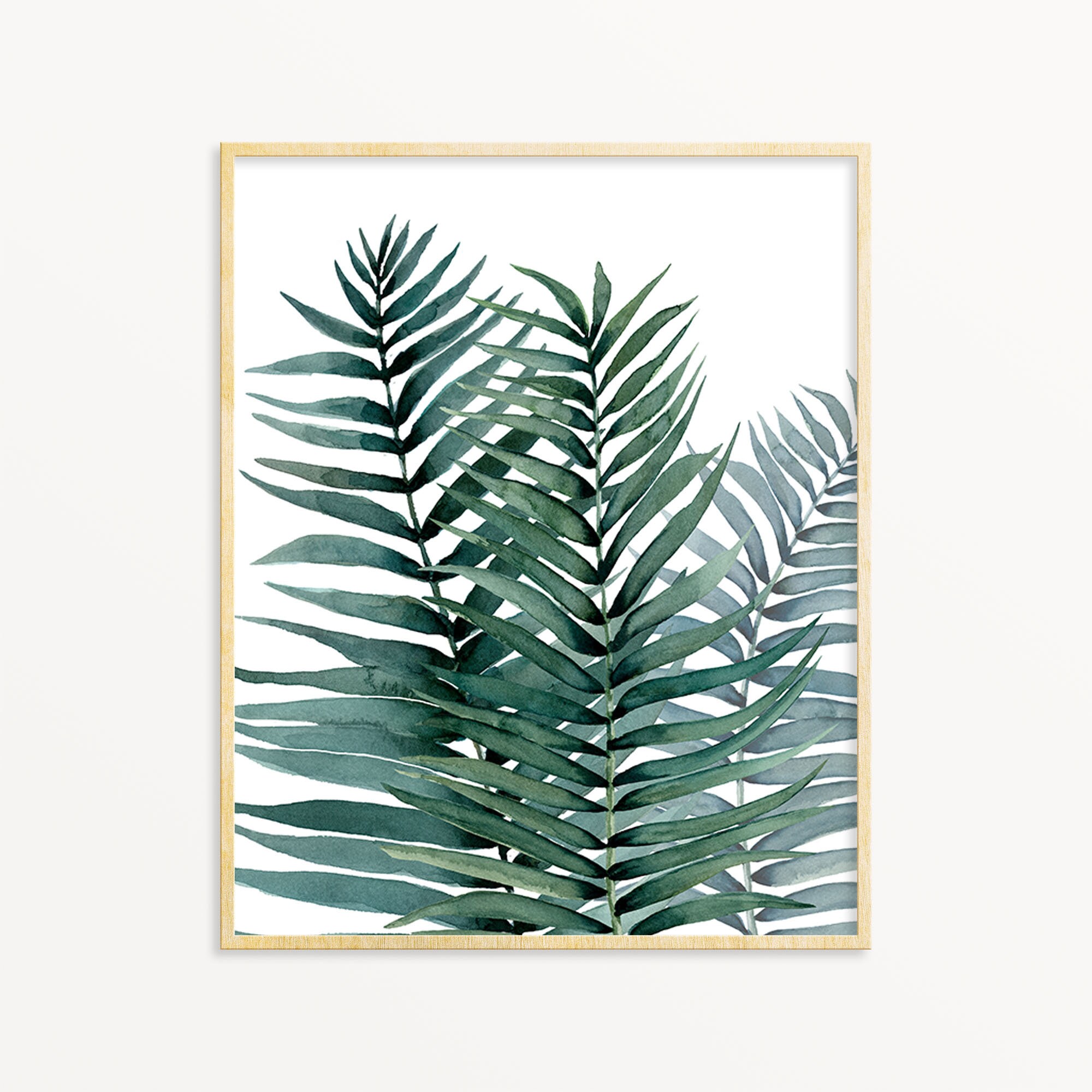 John Lewis & Partners Botanical Palm Leaf Wall Art