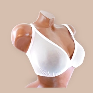 Pink Wireless Sheer Bralette Soft and Comfortable size 32 34 36 38 A B C D