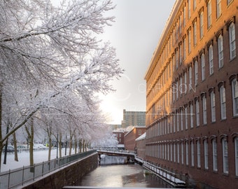 A Snowy Lowell Canal