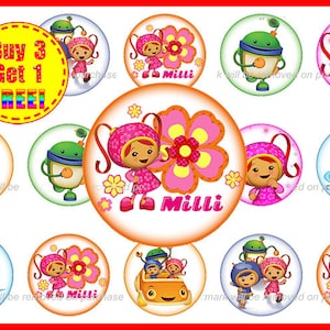 Team Umizoomi - Team Umizoomi Bottle Cap Images - Instant Download - High Resolution Images - Buy 3, Get 1 FREE