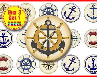 Nautische flesdopafbeeldingen - flesdopafbeeldingen - direct downloaden - afbeeldingen met hoge resolutie - Koop 3, ontvang er 1 GRATIS