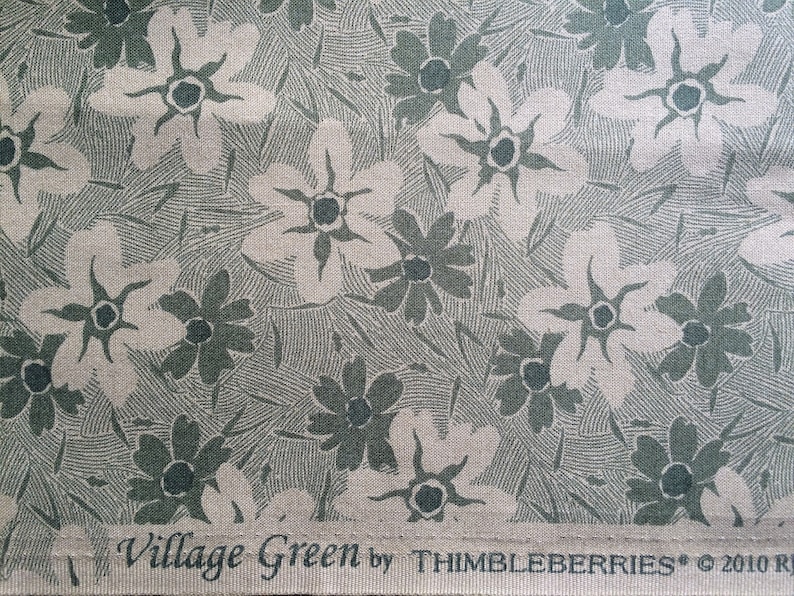 RJR Fabrics ~ Quality Quilting Fabric 100/% cotton 2010 Village Green by Thimbleberries Just stunning