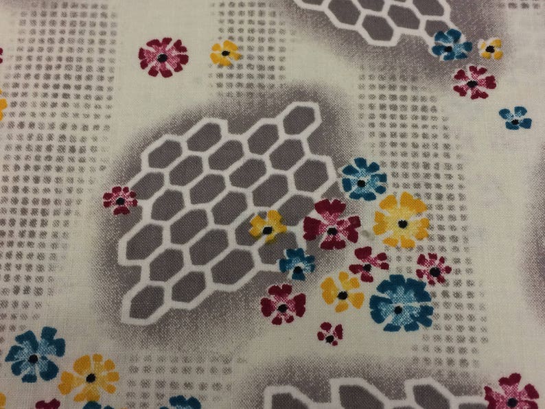 unused unwashed Quilting Genuine Antique Cotton FABRIC 1930/'s \u2013 1940/'s NEW Crafts and more From the bolt