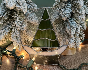 PATTERNS • Christmas Tree Snow Globe Nightlight Suncatcher • Digital Download: Hobby License