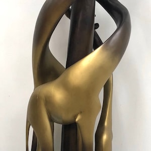 Giraffe Large Wooden Sculpture