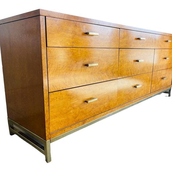 Mid-Century Modern Birdseye Maple Dresser by Milo Baughman for Lane Furniture