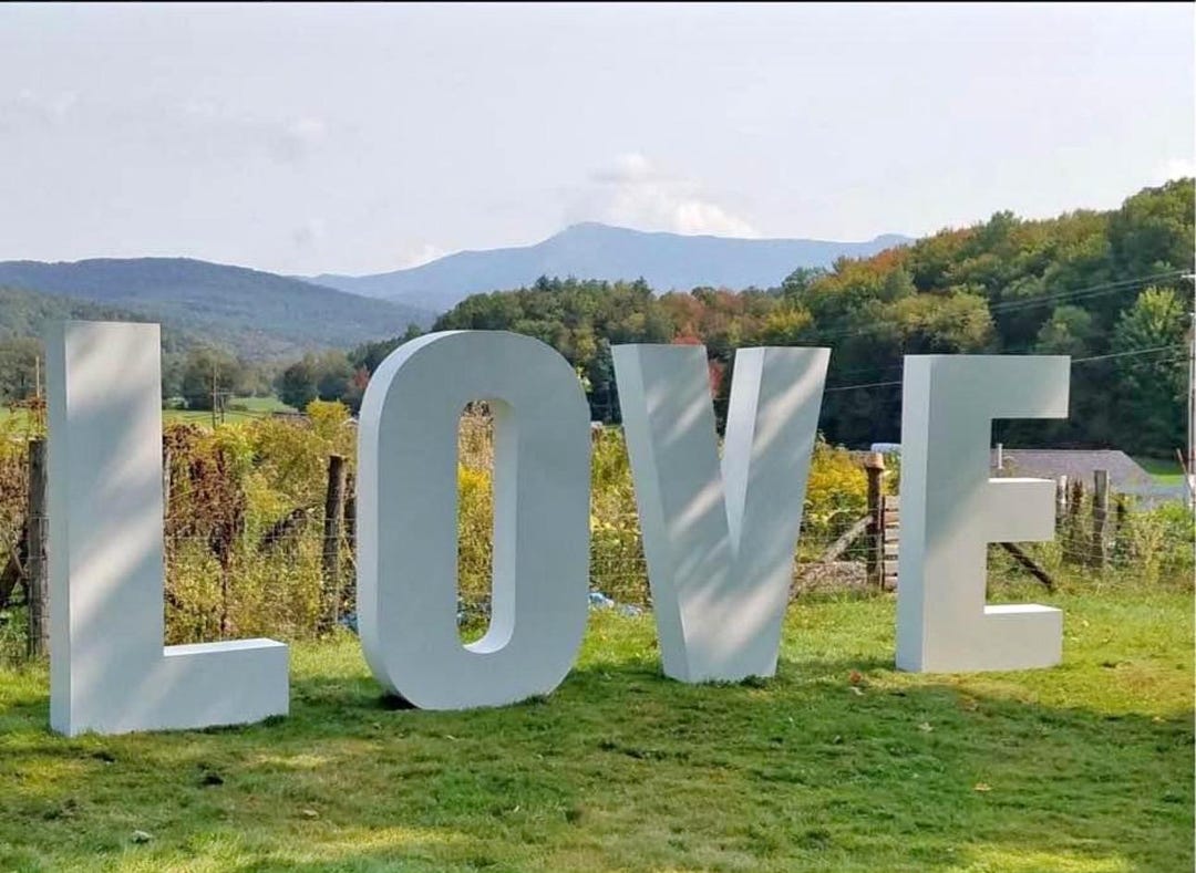 6-foot Custom Wooden LOVE Letters - Etsy