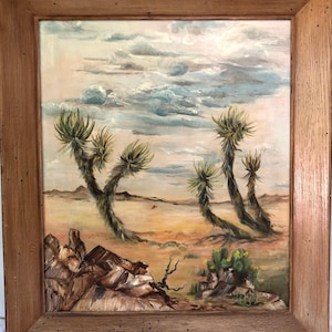 Newmann Yucca Painting Oil on Canvas