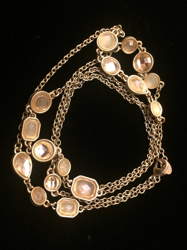 Marlyn Schiff Yellow Gemstone Necklace