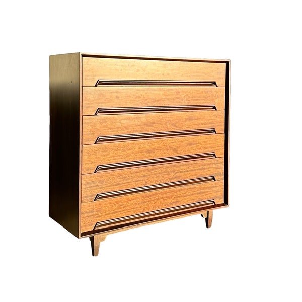 MCM Milo Baughman Walnut Dresser by Drexel “Perspective” Mid Century Modern
