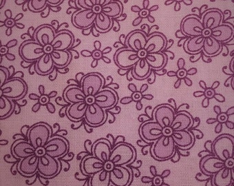 Plum Crazy Cotton Print 15"X17"