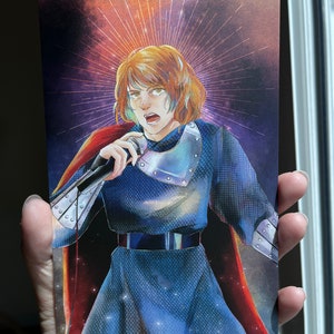 Gerard Way - Joan of Arc postcard