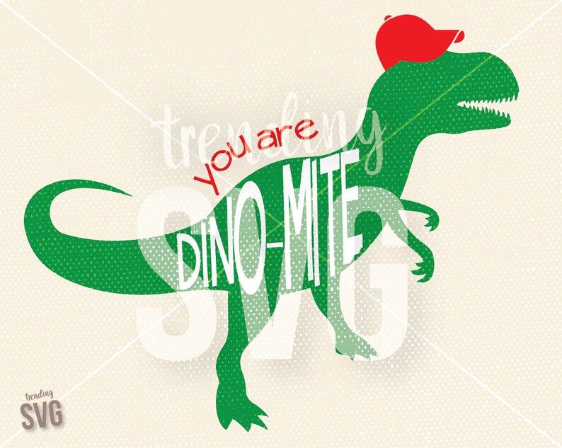 Download Valentine's Day You Are Dino-Mite Dinosaur SVG Cutting | Etsy