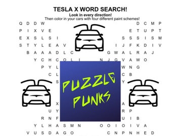 car word search etsy