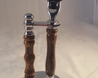 Handmade Bocote Shaving Set