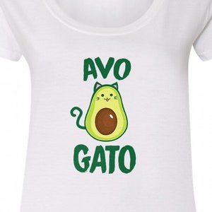 Avogato - funny cat avocado t-shirt