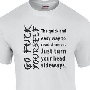 Quick Easy Way To Read Chinese. Funny Shirt