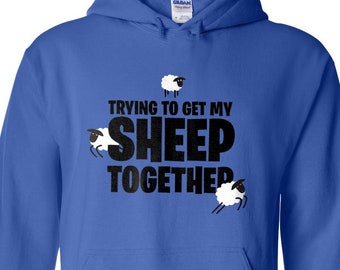 Trying to get my sheep together - pun t-shirt