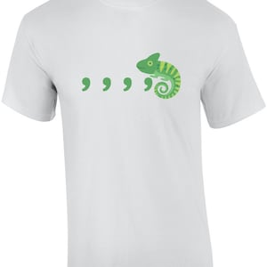 comma comma comma chameleon parody Culture Club - Karma Chameleon t-shirt