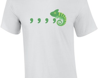 virgule virgule virgule caméléon parodie Culture Club - Karma Chameleon t-shirt