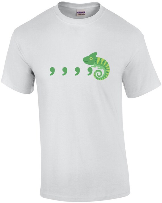 comma comma chameleon shirt