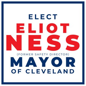 Elect Eliot Ness - Mayor of Cleveland - The Untouchables - 80&#39;s T-Shirt