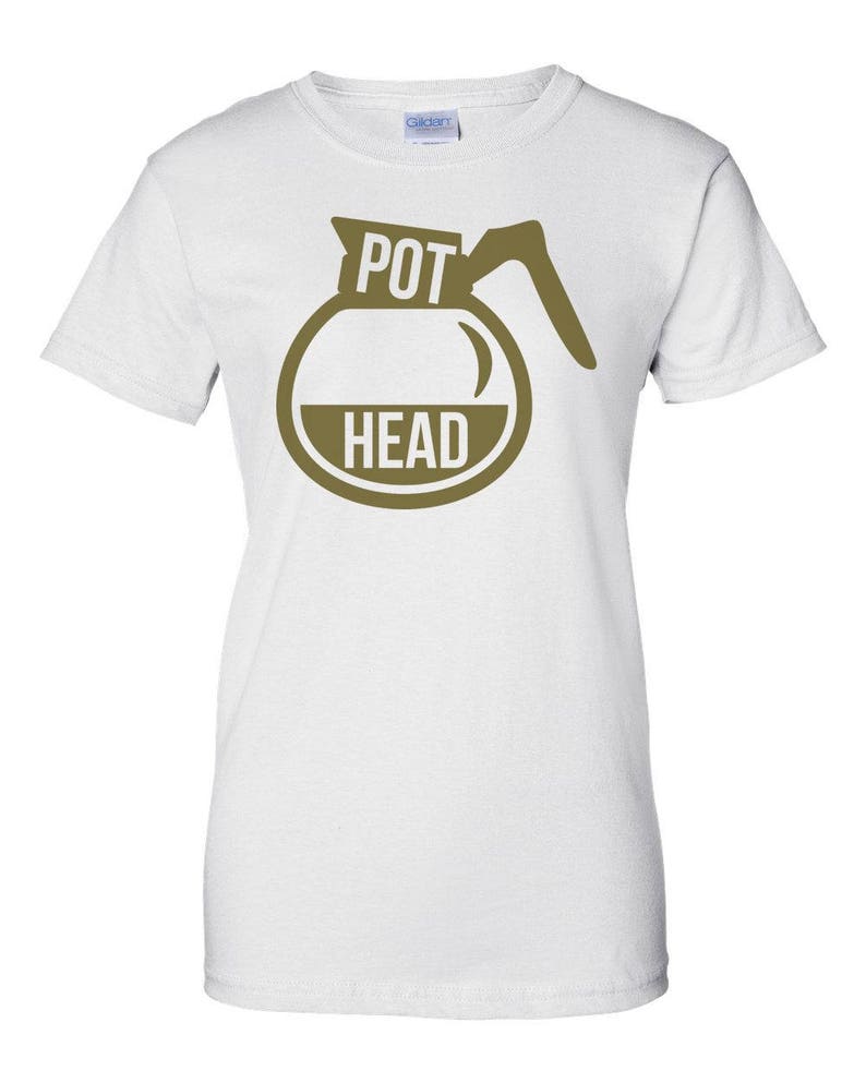 Pot Head Coffee Lover T-Shirt image 2