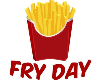 Fry Day Funny French Fries Pun T-Shirt