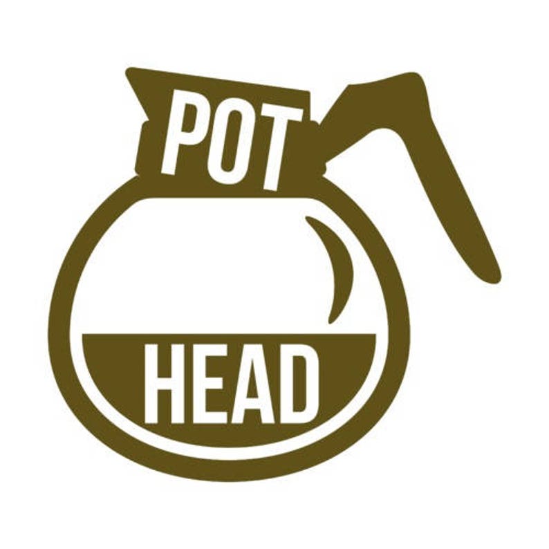 Pot Head Coffee Lover T-Shirt image 1