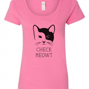 Check Meowt - Funny cat t-shirt