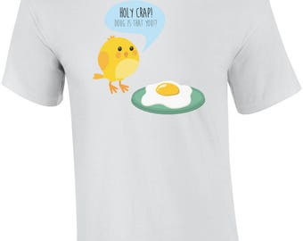 Holy Crap Doug Is That You? Funny Chicken Egg Shirt