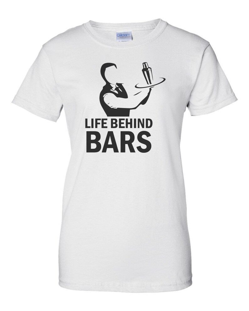 Life Behind Bars Funny Bartending / Bartender T-shirt - Etsy