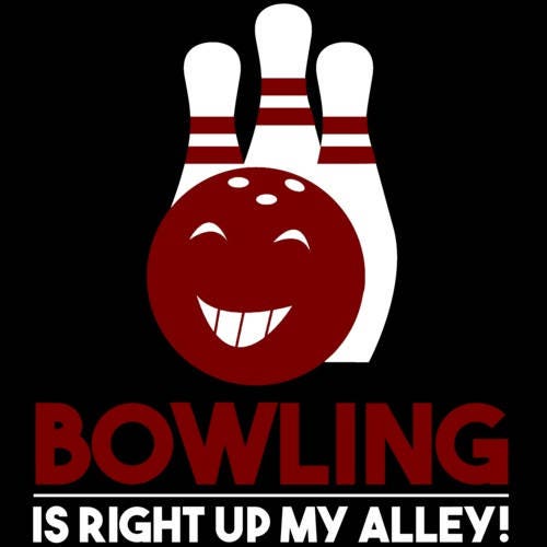 Bowling is Right up My Alley Funny Bowling Pun Shirt Etsy UK