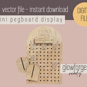 Pegboard SVG, Wooden Pegboard , Wall Pegboard, Pegboard Shelf, Peg Board,  Laser Cut File, Glowforge, Digital Download 374 