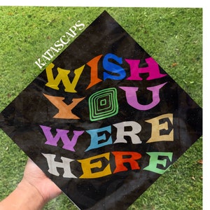 PRINT YOURSELF-Wish you were here Astroworld Travis Grad cap