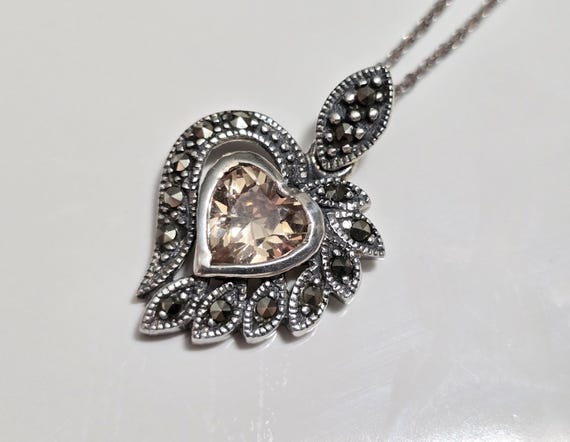 Collana Con Ciondolo A Forma Di Cuore D'amore In Argento Sterling - Foto 7
