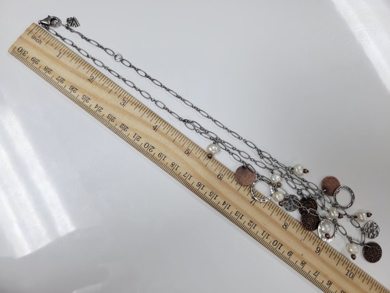 Collana girocollo fatta a mano in argento sterling 925 con perle d'acqua dolce p Collana girocollo fatta a mano in argento sterling 925 con perle d'acqua dolce p