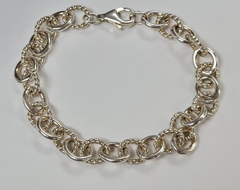 マックスベイovy Silver Chain Bracelet L 101-