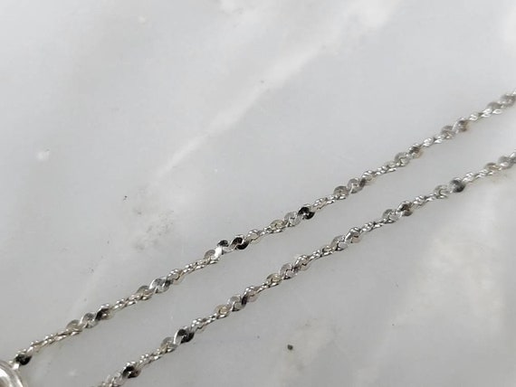 Beautiful Sterling Silver Chain Necklace with Rou… - image 7